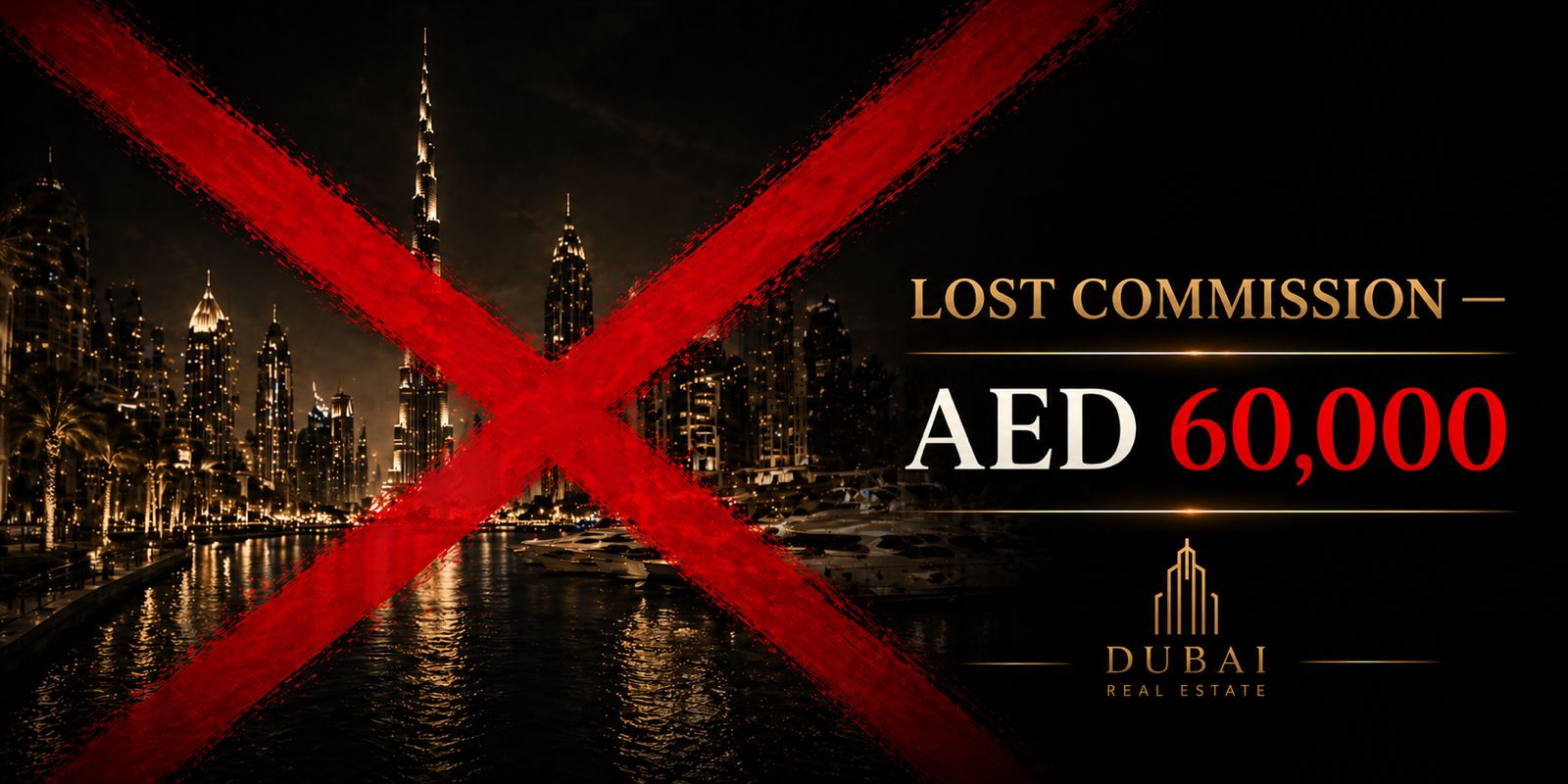 Lost commission — AED 60,000